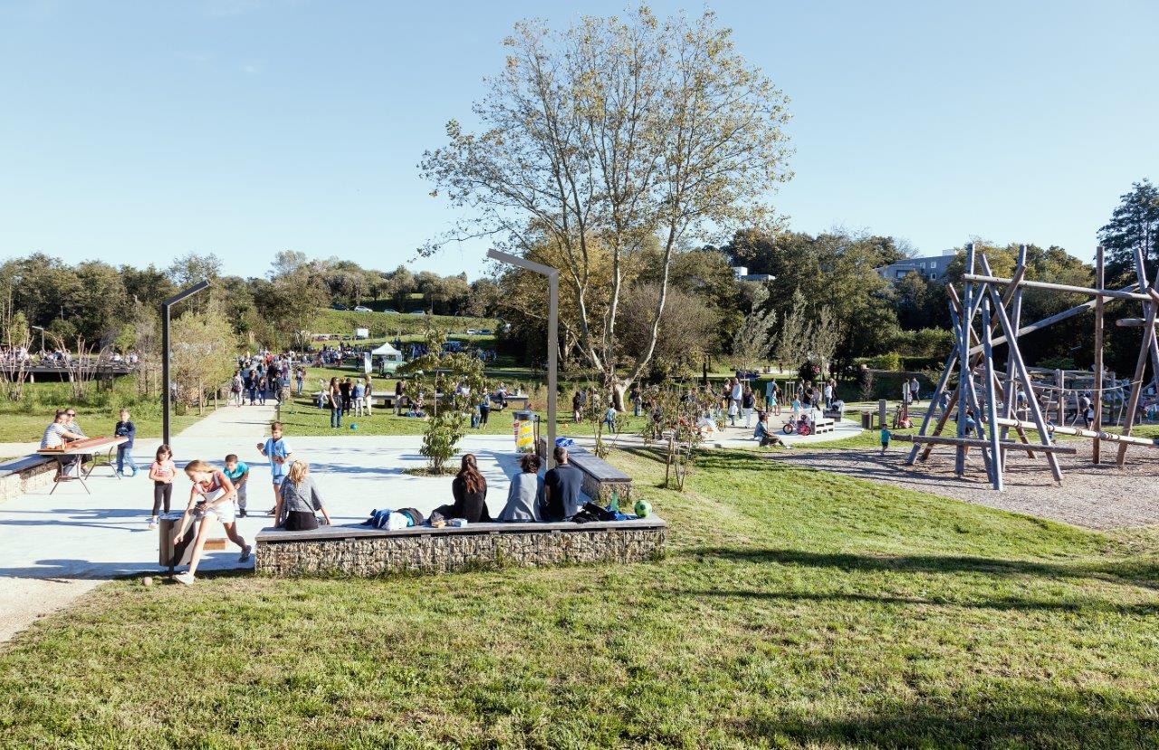 Aménagement paysager de la plaine du Maharin - Anglet : BET VRD IMS